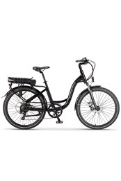 Wisper 705 26" SE Step Through Electric Bike 375Wh Black