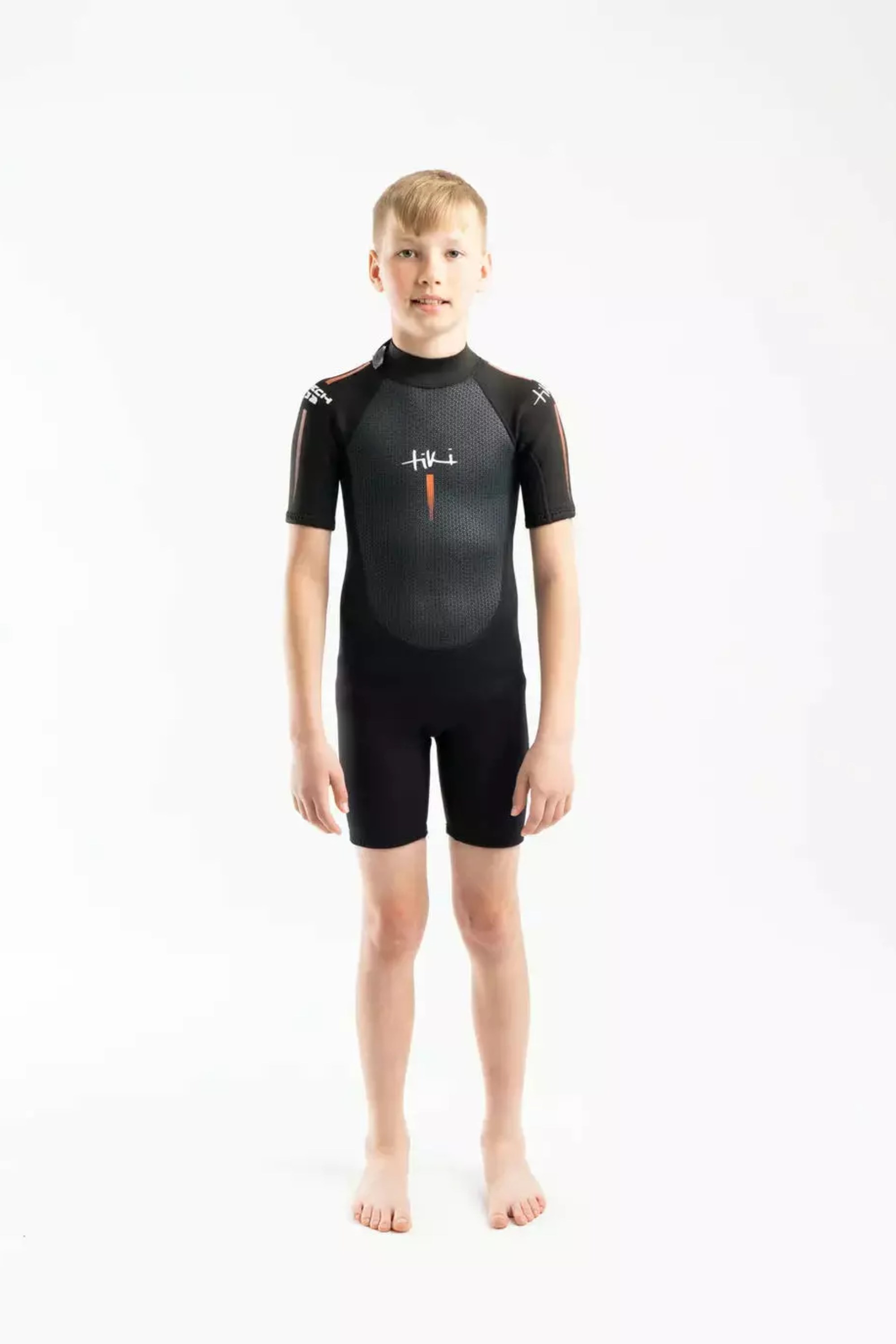 Kids Tech 3/2 F/L Spring Back Zip Wetsuit -
