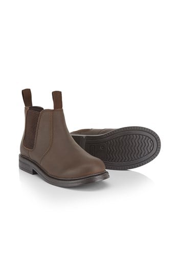 Adam Kids Premium Leather Dealer Boots Waxy Brown