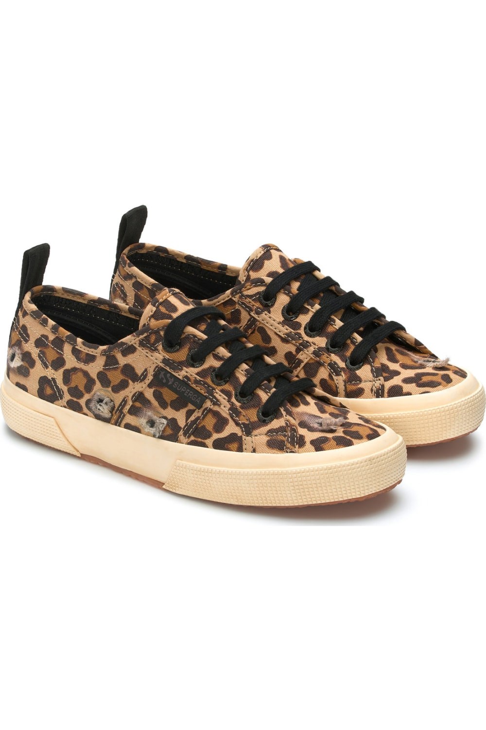 Superga leopard gold on sale