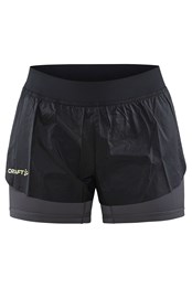 CTM Distance Womens 2 in 1 Running Shorts
