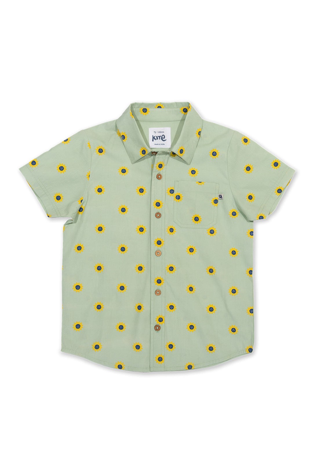 Sunflower Dot Baby/Kids Organic Cotton Shirt -