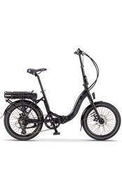 Wisper 806 20" Torque Folding Electric Bike 375Wh Stealth Black