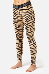 CarbonDri® Womens Cozy Long John Base Layer Tiger