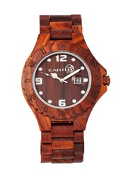 Raywood Bracelet Watch with Date Red