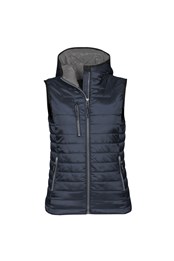 Gravity Womens Thermal Gilet Navy/Charcoal