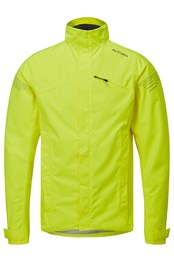 Nightvision Nevis Mens Waterproof Cycling Jacket Yellow