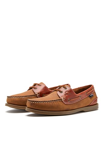 Chatham Deck II G2 Leather Boat Shoes, Chestnut