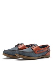 Bermuda II G2 Mens Leather Boat Shoes Navy/Seahorse