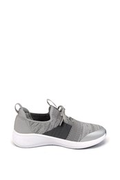 Jessica Womens Lace-Up Trainer Grey