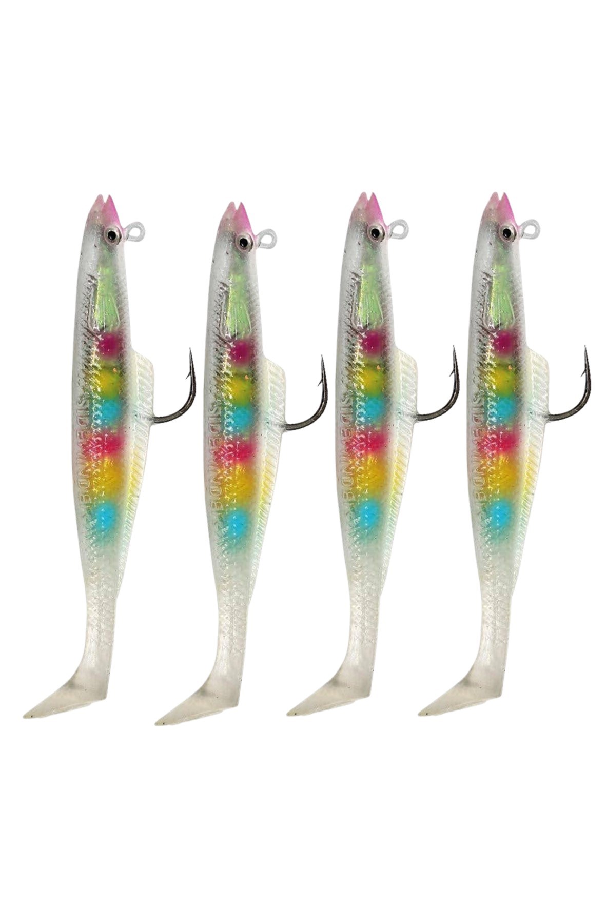 Candy King Sandeel 4 10g Fishing Lures 4-Pack