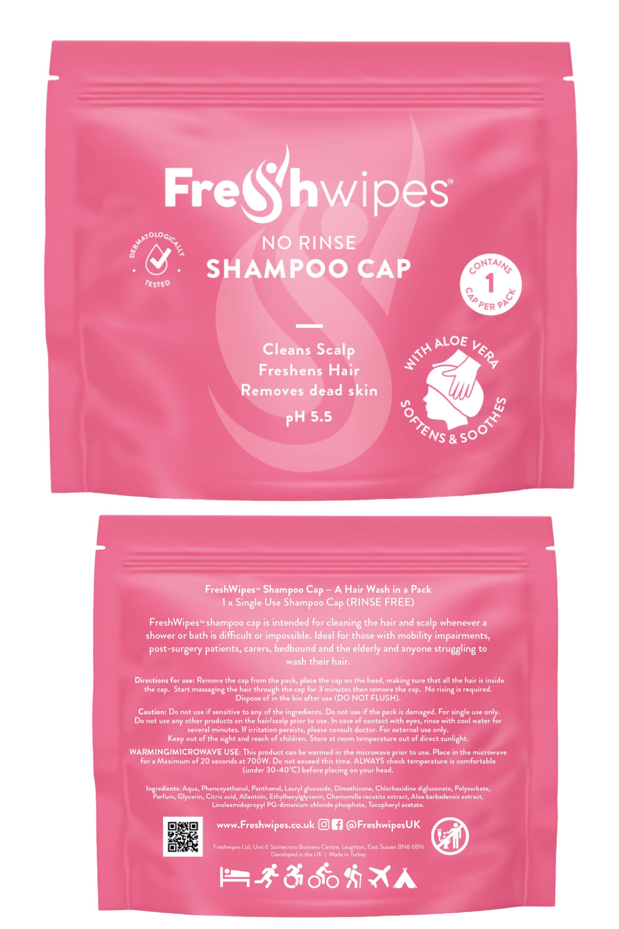 Rinse-free Shampoo Cap -