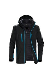 Matrix Mens System Waterproof Jacket Black/Electric Blue