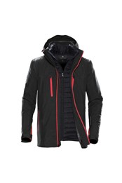 Matrix Mens System Waterproof Jacket Black/Bright Red