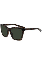 Mak Womens Sunglasses Shiny Tortoise/G15 Green