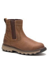 Pelton Mens Boots Dark Beige