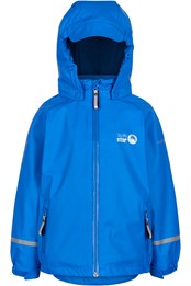 Forest Leader Kids Insulated PU Waterproof Jacket Blue