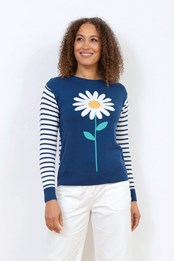 Winspit Womens Knit Jumper Navy