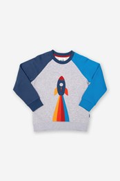 Kids Moon Mission Sweatshirt Grey