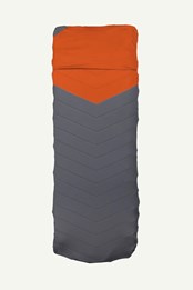 Quilted V Sheet Pad Cover Orange/Grey