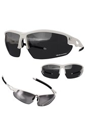 Tornado Cycling Sunglasses with 3 Lenses White