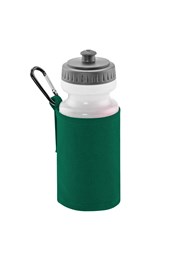 Water Bottle with Fabric Sleeve Holder Bottle Green