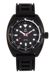 Dreyer Mens Diver Strap Watch Black