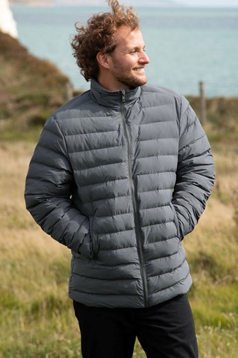 Puffer Jacket Men's Slate Grey