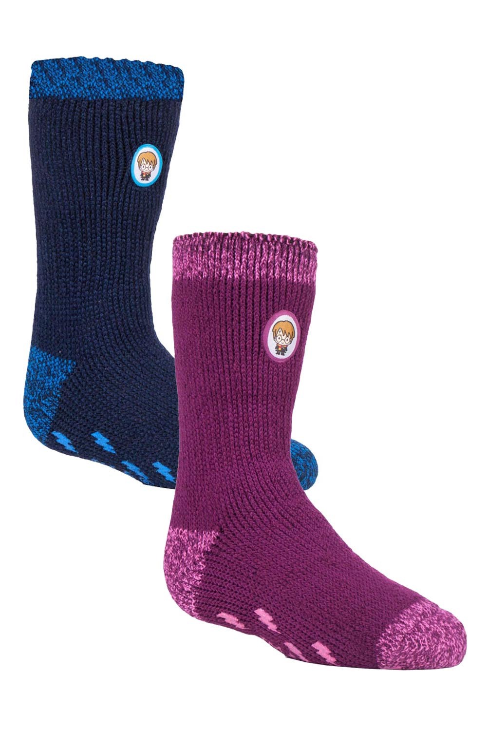 Kids Thermal Harry Potter Slipper Socks 2-Pack -