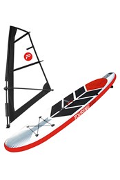 Pure 320cm Wind Surf Stand Up Paddleboard Red/White/Black