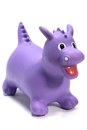 Kids Happy Hopperz Inflatable Bouncy Ride On Toys Purple Dino