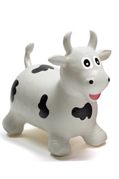 Kids Happy Hopperz Inflatable Bouncy Ride On Toys White Bull