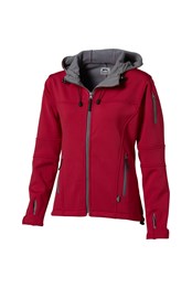 Match Womens Softshell Jacket Red