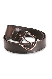 Womens Leather Belt 1.25" Width Black