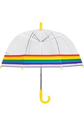 Kids Rainbow Stripe Dome Umbrella