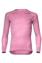 Husky Kids Merino Baselayer Sweater Frost Pink