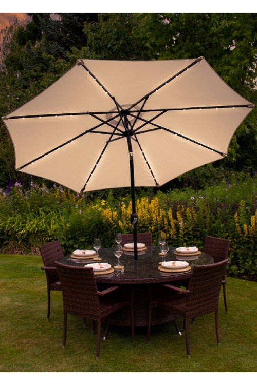 Option #003 2.7m LED Tilt Parasol Image 2