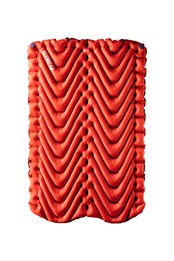 Insulated Double V Camping Sleeping Pad Orange