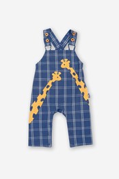 Giraffy Baby Organic Cotton Dungarees Navy blue