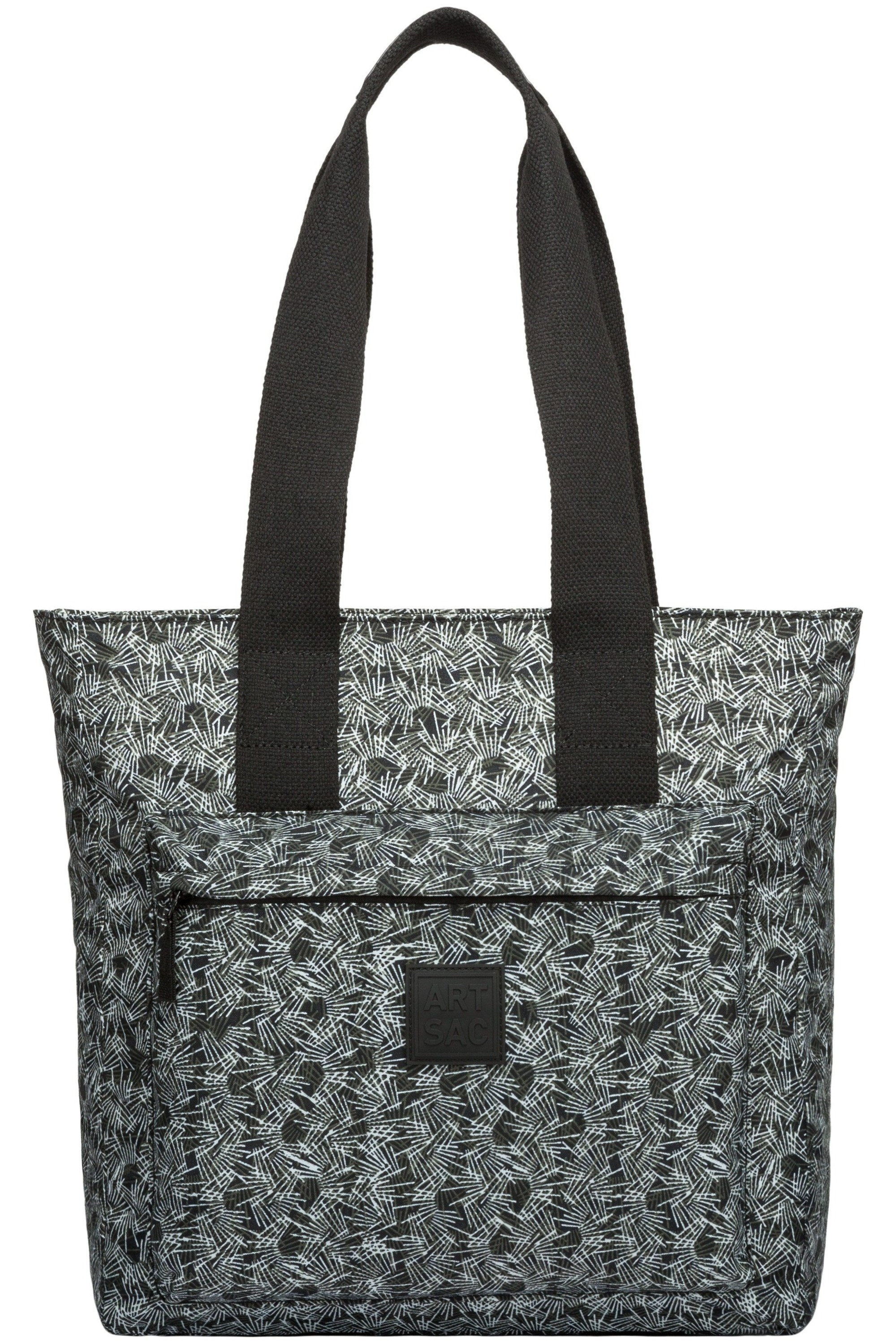 Kaillie Line Print Twin Strap Tote -