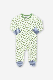 Ha-Pea Baby Sleepsuit Cream