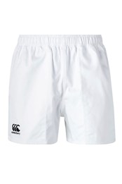 Professional Mens Cotton Rugby Shorts White