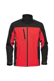 Cascades Mens Softshell Jacket Bright Red/Black