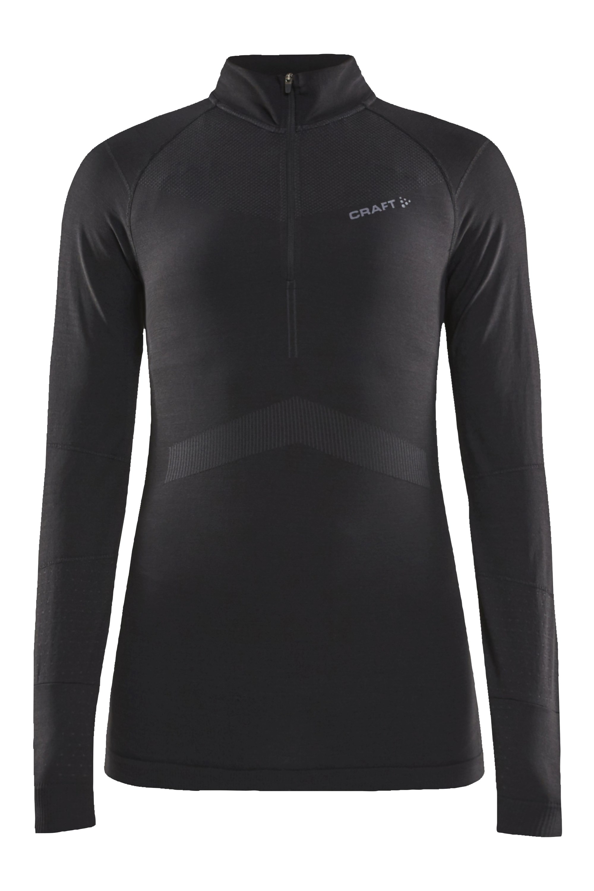 Active Intensity Womens Long Sleeve Zip Baselayer -
