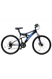 Basis 1 26" Full Sus Mountain Bike 18" Frame Black/Blue