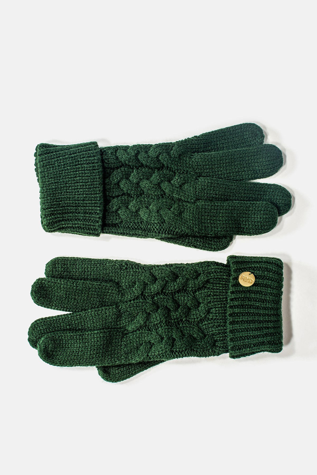 Unisex Cable Knit Gloves -