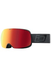 Mutant Oracle Snow Goggles Black/Red Mirror & Yellow