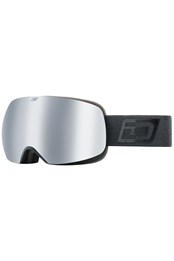 Mutant Oracle Snow Goggles Black/Silver Mirror & Yellow