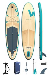Woody Inflatable Paddleboard Package Aqua