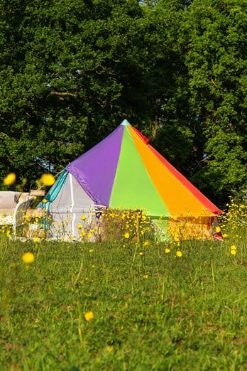 4m Bell Tent Oxford Ultralite 100gsm Rainbow